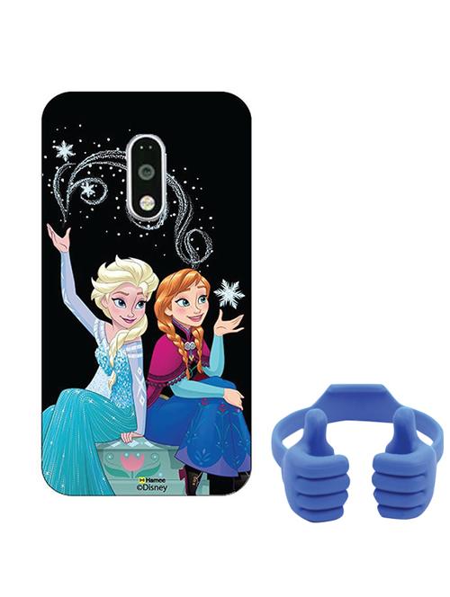 hamee disney frozen princess licensed hard back case cover for motorola moto g turbo cover with free mobile stand - combo 15 - 12701646 - Very Small Image - 1