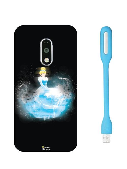 hamee disney princess official licensed hard back case cover for motorola moto g turbo with free led  - 12701698 - Very Small Image - 1