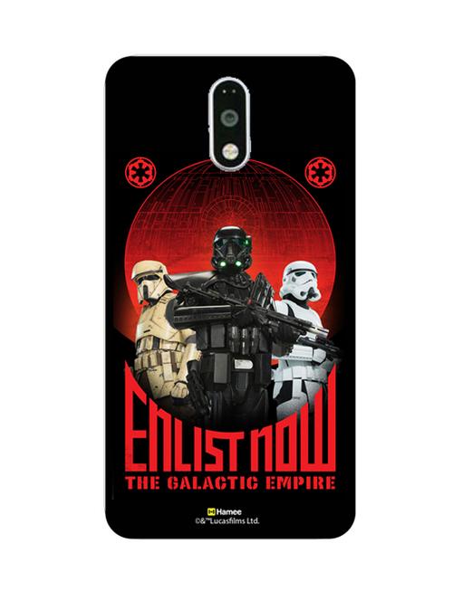 hamee official star wars rogue one licensed slim fit hard back case cover for motorola moto g turbo galactic empire 1 - 12701784 - Very Small Image - 1