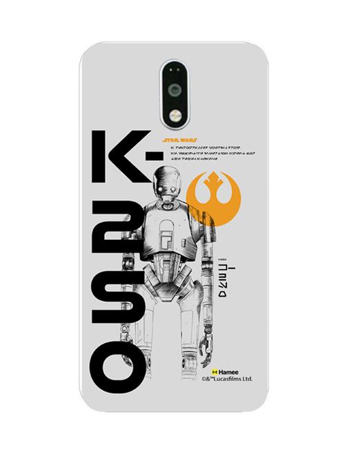 hamee official star wars rogue one licensed slim fit hard back case cover for motorola moto g turbo k2so - 12701805 - Very Small Image - 1