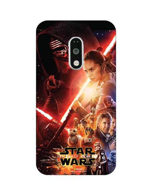hamee official star wars the force awakens licensed slim fit hard back case cover for motorola moto g turbo star wars group 1 - 12701825 - Very Small Image - 1