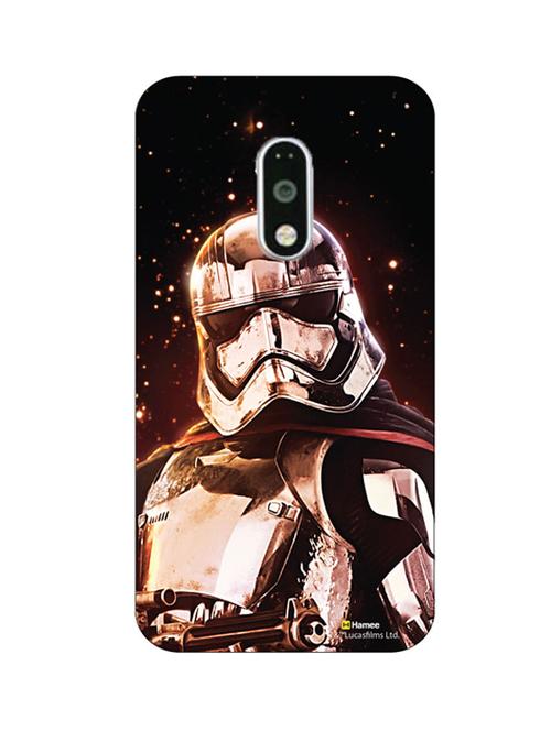 hamee official star wars the force awakens licensed slim fit hard back case cover for motorola moto g turbo captain phasma 1 - 12701832 - Very Small Image - 1