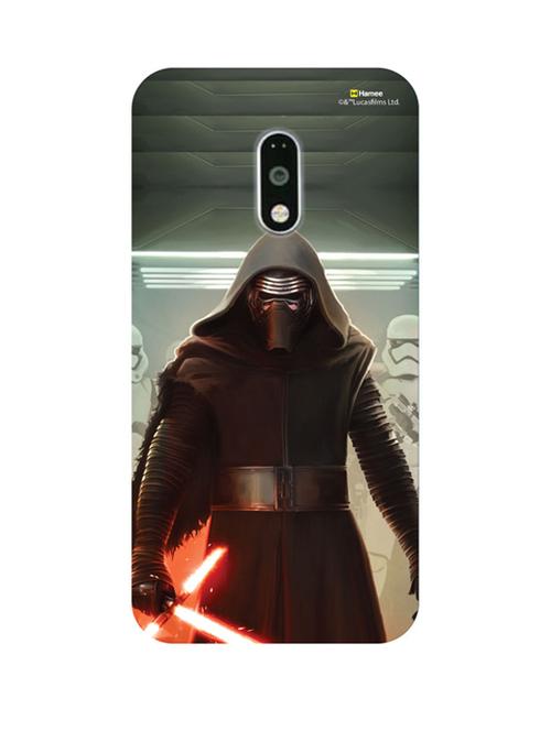 hamee official star wars the force awakens licensed slim fit hard back case cover for motorola moto g turbo kylo  ren 10 - 12701858 - Very Small Image - 1