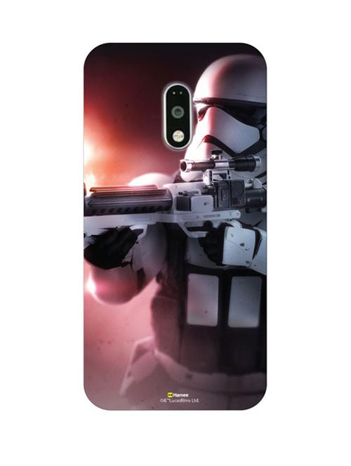 hamee official star wars the force awakens licensed slim fit hard back case cover for motorola moto g turbo storm trooper 2 - 12701859 - Very Small Image - 1