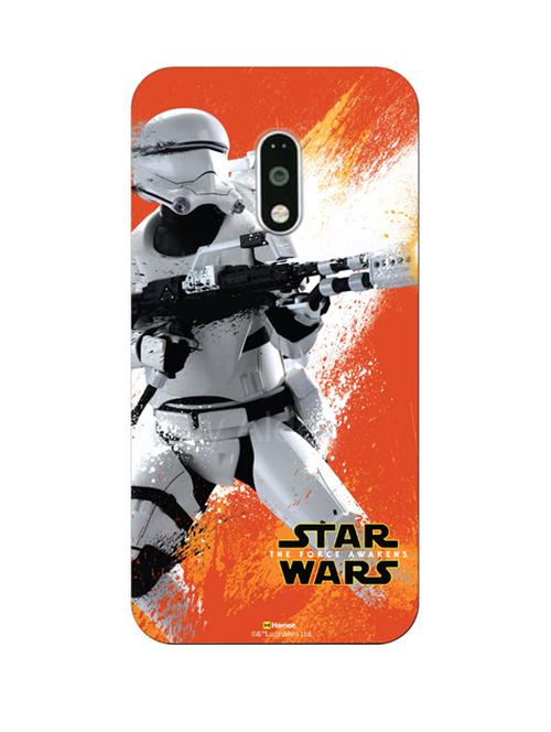 hamee official star wars the force awakens licensed slim fit hard back case cover for motorola moto g turbo storm trooper 3 - 12701860 - Very Small Image - 1