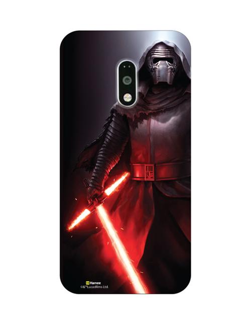 hamee official star wars the force awakens licensed slim fit hard back case cover for motorola moto g turbo kylo  ren 11 - 12701861 - Very Small Image - 1