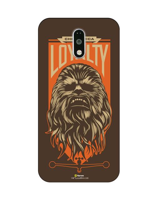 hamee official star wars the force awakens licensed slim fit hard back case cover for motorola moto g turbo chewbacca 2 - 12701867 - Very Small Image - 1