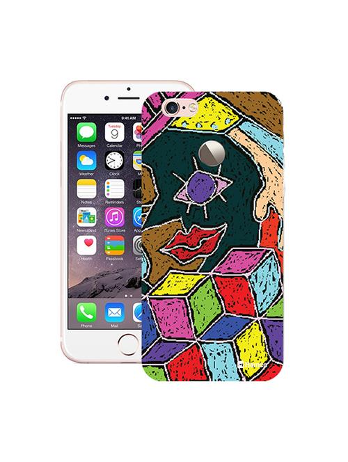 hamee tm thin fit printed hard back case cover for motorola moto g turbo cover (shibori leaves) - 12701897 - Very Small Image - 1