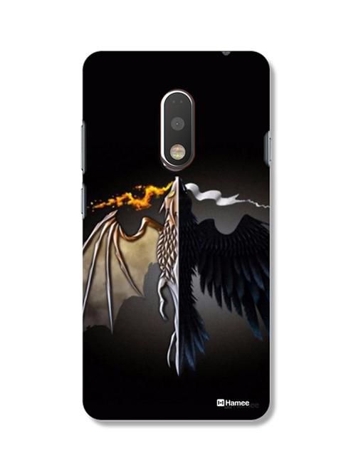 hamee tm thin fit printed hard back case cover for motorola moto g turbo cover (beast) - 12702432 - Very Small Image - 1
