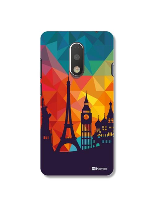 hamee tm thin fit printed hard back case cover for motorola moto g turbo cover (wonders) - 12702518 - Very Small Image - 1