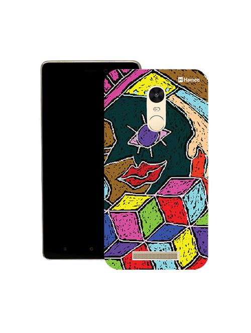 hamee tm thin fit printed hard back case cover for motorola moto g turbo cover (face sketch) - 12703060 - Very Small Image - 1