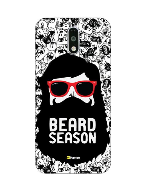 customizable hamee original cover thin fit plastic hard back case cover for motorola moto g turbo beared season - 12703614 - Very Small Image - 1