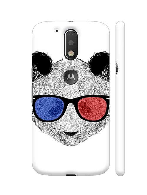 customizable hamee original cover thin fit plastic hard back case cover for motorola moto g turbo  cute panda - 12703765 - Very Small Image - 1