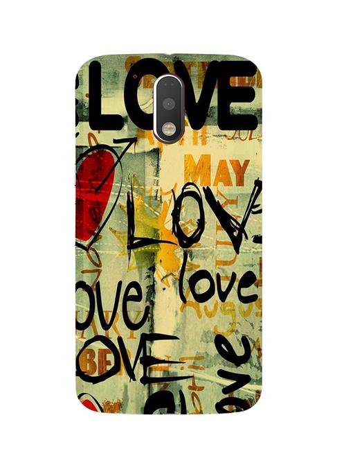 customizable hamee original cover thin fit plastic hard back case cover for motorola moto g turbo  love pattern 3 - 12703767 - Very Small Image - 1