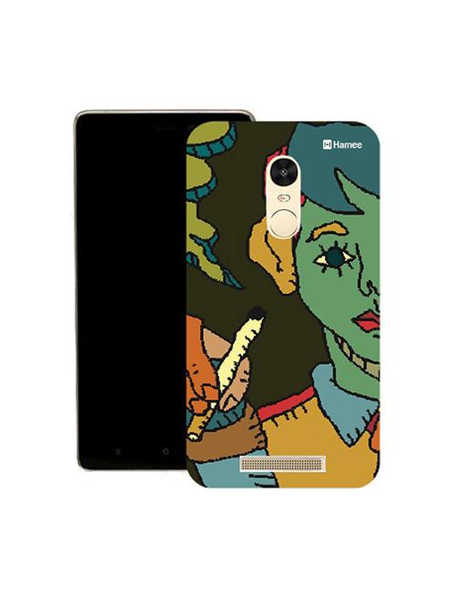 hamee original japanese cover thin fit plastic hard back case cover for motorola moto g turbo (half green face) - 12703778 - Very Small Image - 1