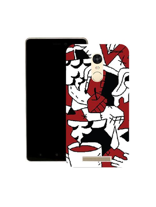 hamee original japanese cover thin fit plastic hard back case cover for motorola moto g turbo (abstract red white black) - 12703812 - Very Small Image - 1