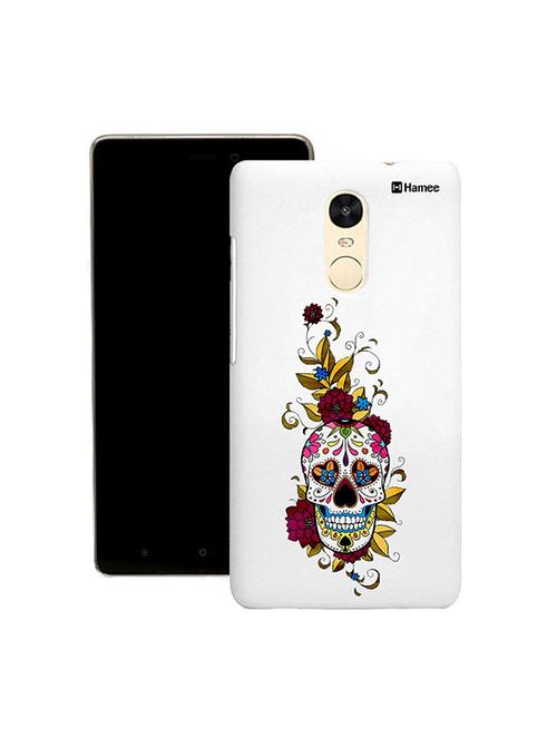 customizable hamee original cover thin fit plastic hard back case cover for motorola moto g turbo (floral skull) - 12703847 - Very Small Image - 1
