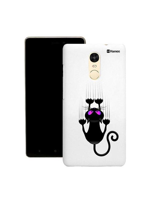customizable hamee original cover thin fit plastic hard back case cover for motorola moto g turbo (black scratching cat) - 12703869 - Very Small Image - 1