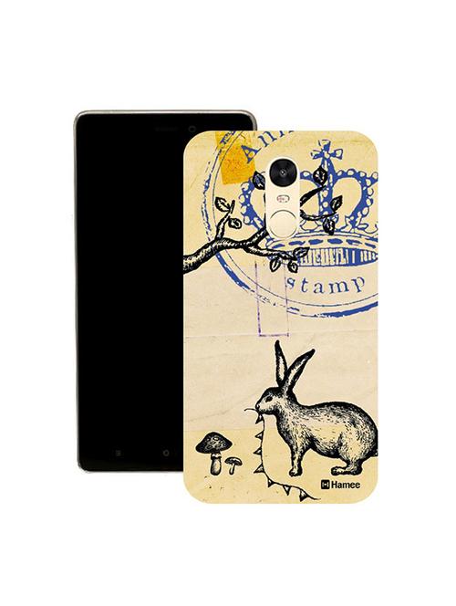customizable hamee original cover thin fit plastic hard back case cover for motorola moto g turbo (rabbit stamp) - 12703902 - Very Small Image - 1