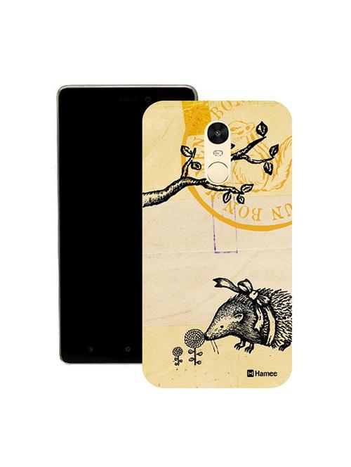 customizable hamee original cover thin fit plastic hard back case cover for motorola moto g turbo (hedgehog stamp) - 12703903 - Very Small Image - 1