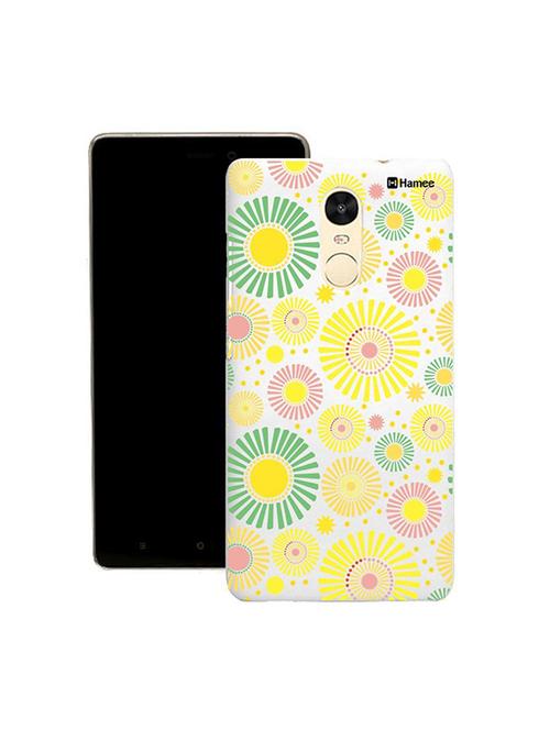 customizable hamee original cover thin fit plastic hard back case cover for motorola moto g turbo (floral bloom / yellow) - 12703914 - Very Small Image - 1