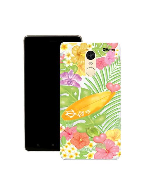 customizable hamee original cover thin fit plastic hard back case cover for motorola moto g turbo (hawaii bloom) - 12703945 - Very Small Image - 1