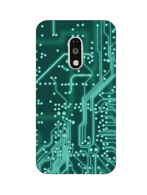 customizable hamee original cover thin fit plastic hard back case cover for motorola moto g turbo (circuit board) - 12703965 - Very Small Image - 1