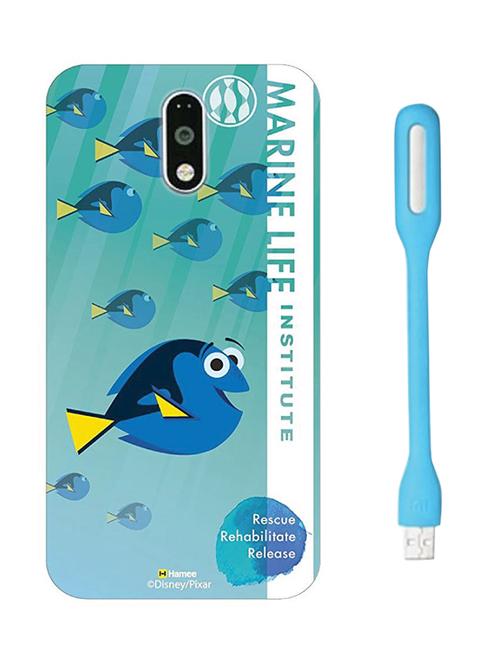 hamee disney pixar finding dory licensed hard back case cover for motorola moto m cover with free led light - combo 34 - 12704003 - Very Small Image - 1