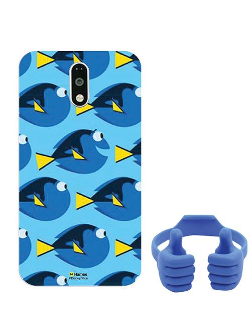 hamee disney pixar finding dory licensed hard back case cover for motorola moto m cover with free mobile stand - combo 4 - 12704011 - Very Small Image - 1