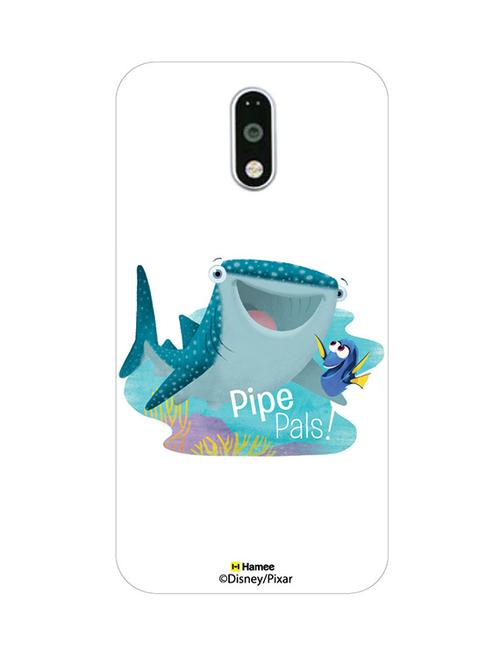 hamee disney pixar finding dory official licensed cover hard back case cover for motorola moto m ( dory destiny/white ) - 12704060 - Very Small Image - 1