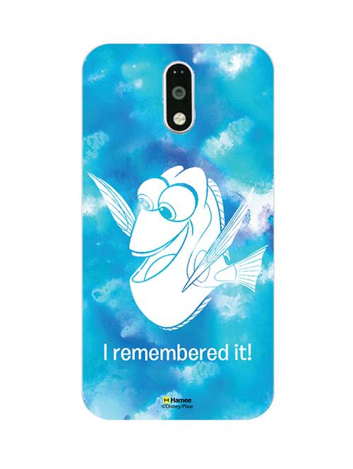 hamee disney pixar finding dory official licensed cover hard back case cover for motorola moto m (dory / i remembered it) - 12704097 - Very Small Image - 1