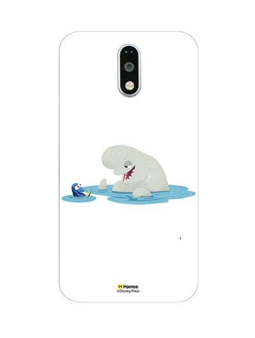 hamee disney pixar finding dory official licensed cover hard back case cover for motorola moto m (bailey and dory) - 12704118 - Very Small Image - 1