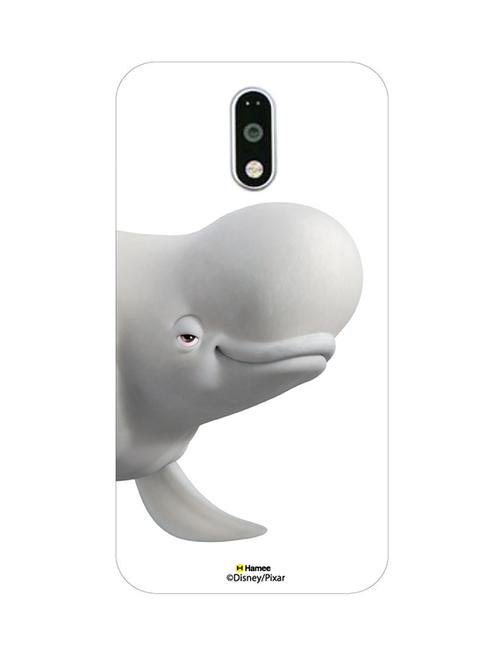 hamee finding dory official licensed cover hard back case cover for motorola moto m (bailey 5/white ) - 12704132 - Very Small Image - 1
