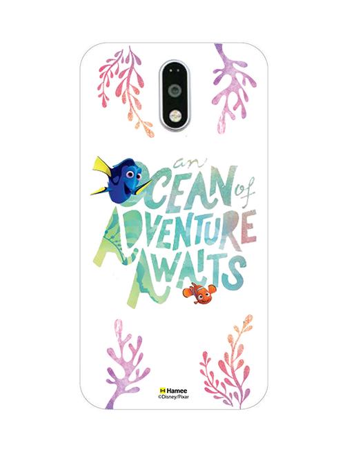 hamee finding dory official licensed cover hard back case cover for motorola moto m (an ocean of adventure) - 12704149 - Very Small Image - 1