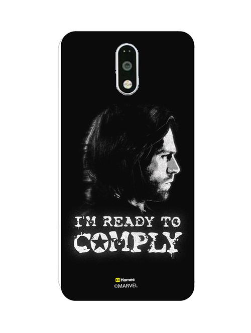 hamee marvel licensed civil war hard back case cover for motorola moto m   - 12704231 - Very Small Image - 1