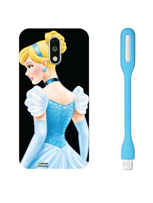 hamee disney princess official licensed hard back case cover for motorola moto m with free led  - 12704521 - Very Small Image - 1
