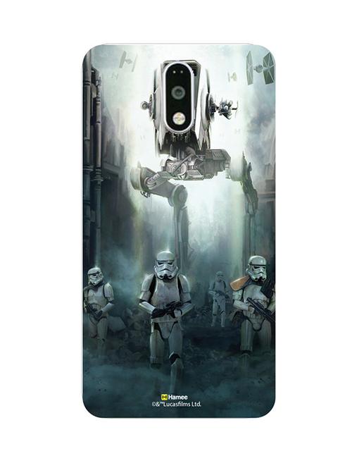 hamee official star wars rogue one licensed slim fit hard back case cover for motorola moto m storm trooper 1 - 12704596 - Very Small Image - 1