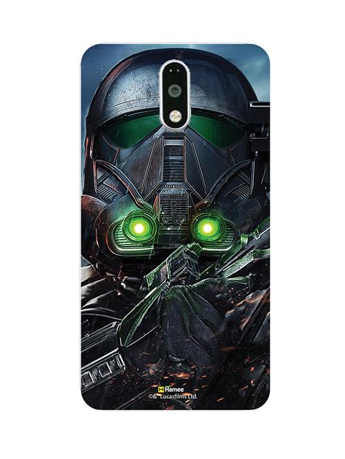 hamee official star wars rogue one licensed slim fit hard back case cover for motorola moto m death troopers 3 - 12704598 - Very Small Image - 1