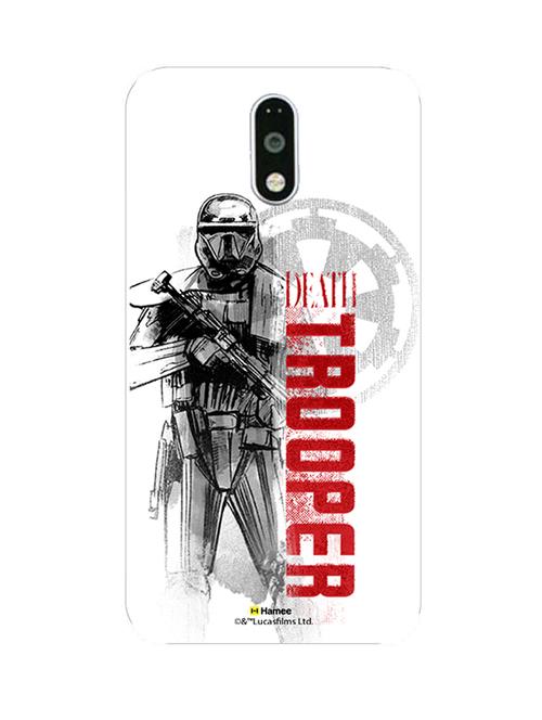 hamee official star wars rogue one licensed slim fit hard back case cover for motorola moto m death troopers 7 - 12704606 - Very Small Image - 1