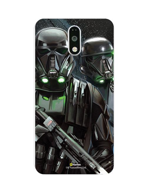 hamee official star wars rogue one licensed slim fit hard back case cover for motorola moto m death troopers 11 - 12704640 - Very Small Image - 1