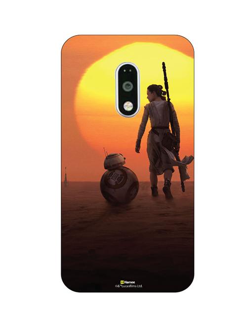 hamee official star wars the force awakens licensed slim fit hard back case cover for motorola moto m bb-8 2 - 12704644 - Very Small Image - 1