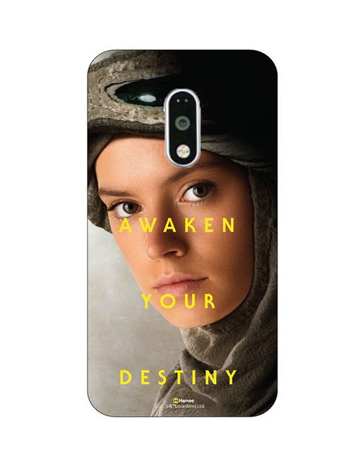 hamee official star wars the force awakens licensed slim fit hard back case cover for motorola moto m rey 5 - 12704674 - Very Small Image - 1