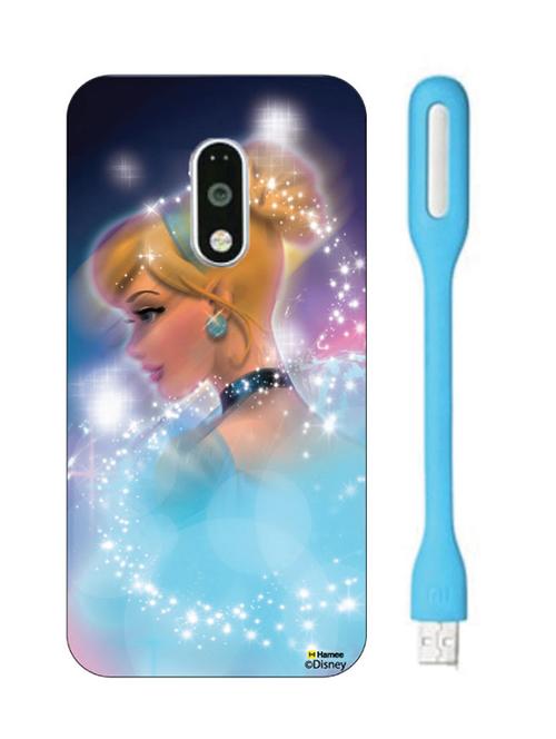 hamee disney princess official licensed hard back case cover for lenovo vibe k5 note with free led  - 12705790 - Very Small Image - 1