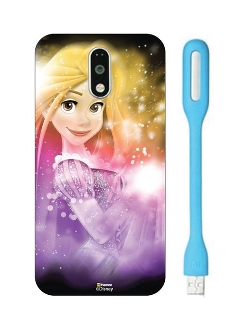 hamee disney princess official licensed hard back case cover for lenovo vibe k5 note with free led  - 12705795 - Very Small Image - 1