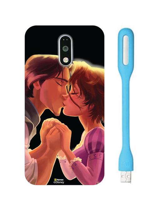 hamee disney princess official licensed hard back case cover for lenovo vibe k5 note with free led  - 12705804 - Very Small Image - 1