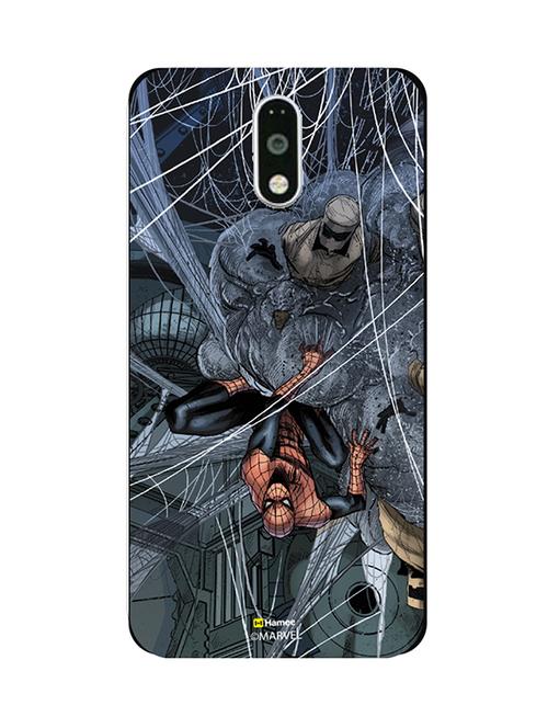 hamee marvel ultimate spider man licensed slim fit plastic hard back case cover for lenovo vibe k5 note (spiderman / climbing) - 12705870 - Very Small Image - 1