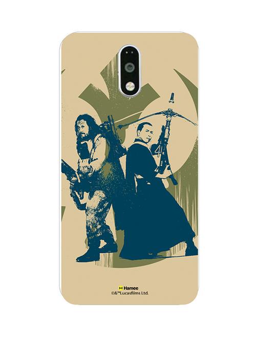 hamee official star wars rogue one licensed slim fit hard back case cover for lenovo vibe k5 note chirrut imwe and baze malbus - 12705899 - Very Small Image - 1