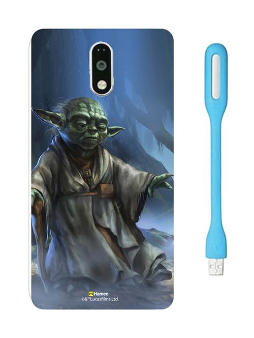 hamee official star wars rogue one licensed slim fit hard back case cover for lenovo vibe k5 note with free usb led yoda - 12705977 - Very Small Image - 1