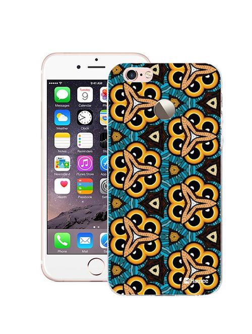 hamee tm thin fit printed hard back case cover for lenovo vibe k5 note cover (black paisley) - 12706021 - Very Small Image - 1