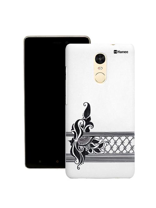 hamee tm thin fit printed hard back case cover for lenovo vibe k5 note cover (ethnic border) - 12706050 - Very Small Image - 1